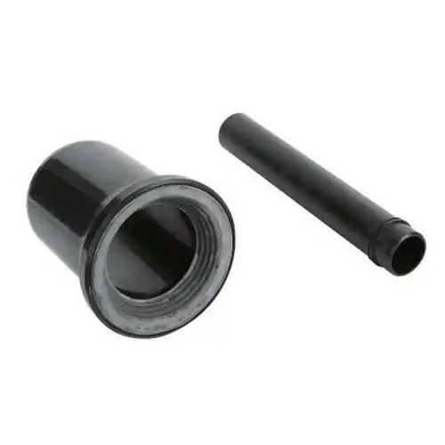 Must-Have Grohe Canotto di entrata uscita tubo di collegamento Ø 45mm L200 mm per vaso sospeso morsetto con manicotto di scarico 110mm L150mm di colore nero