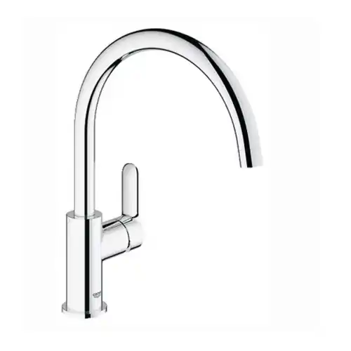 Merkproduct Grohe miscelatore monocomando Bauedge per lavello cucina cromato con bocca girevole