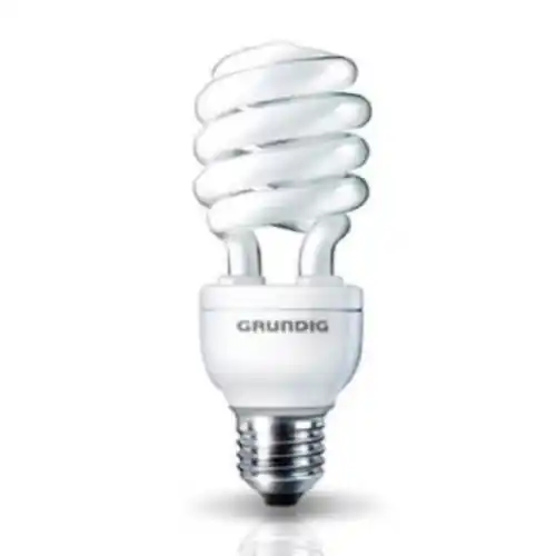 Grundig lampadina risparmio energetico 30W E27 spirale luce bianca fredda Laatste Kans