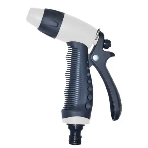 Gryn Basic pistola ad impulsi con blocco di flusso e getto d‘acqua regolabile lancia per tubo da giardino per innaffiare e irrigare Uitverkoop
