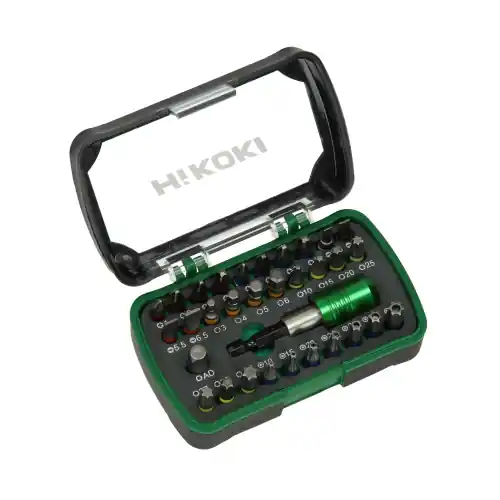 Merkproduct Hikoki set 32 pezzi kit completo per Avvitatori 30 Inserti 25mm e accessori