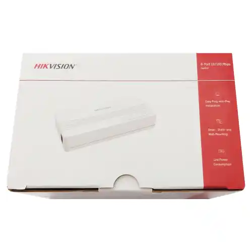 Koop Online Hikvision DS-3E0108D-E desktop switch di rete 8 porte 10/100 Mbps
