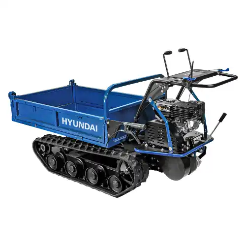 Laatste Versie Hyundai 65910 motocarriola carriola cingolata 4 tempi carico 500kg max 3+1 marce per legna edilizia