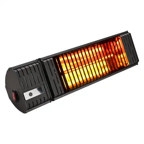 Nieuw Hyundai stufa riscaldatore ad infrarossi interno esterno 2500W regolabile antiribaltamento risparmio energetico