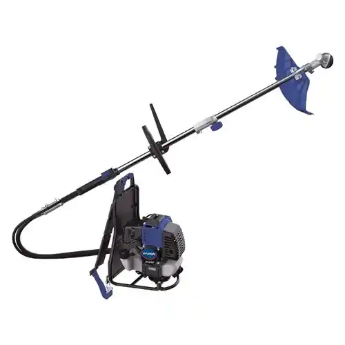 Bestseller Hyundai TT-BG520 HP 3 decespugliatore a zaino 52cc Easy Start serbatoio 1,26lt testa di taglio in nylon da 440mm disco metallo da 255mm per prato giardino orto
