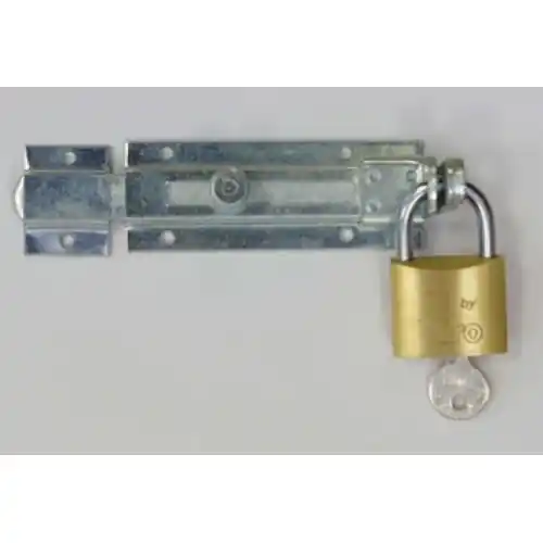 Speciale Aanbieding IBFM catenaccio portalucchetto art 36 mm 150 in acciaio zincato con incontro