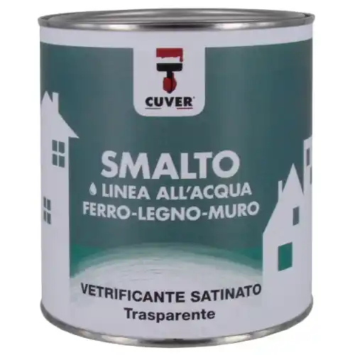 Icorip 0,750 lt smalto vetrificante trasparente satinato vernice incolore Koopje