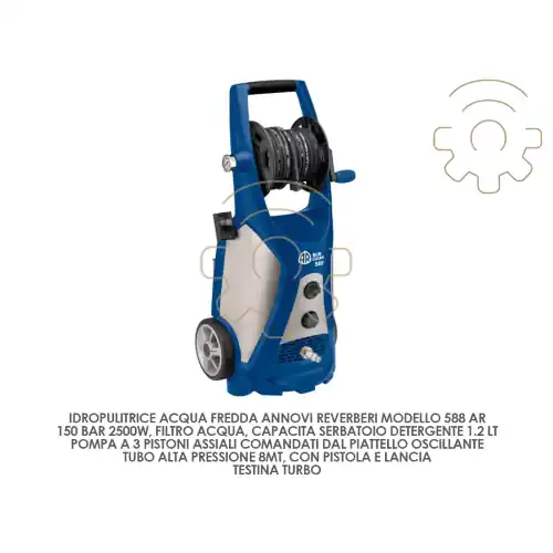 Exclusieve Aanbieding Idropulitrice acqua fredda Annovi Reverberi mod 588AR 150 bar 2500W