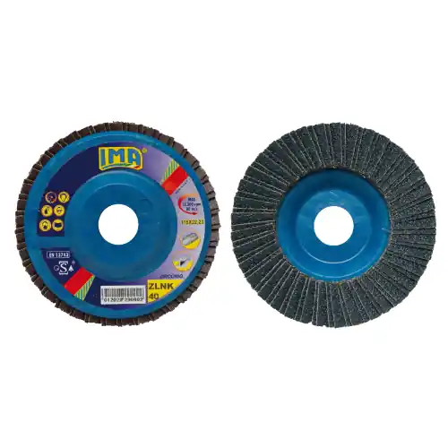 Ima disco abrasivo a lamelle gr 40 Ø 115 mm tela zirconio mola abrasiva Shop Nu