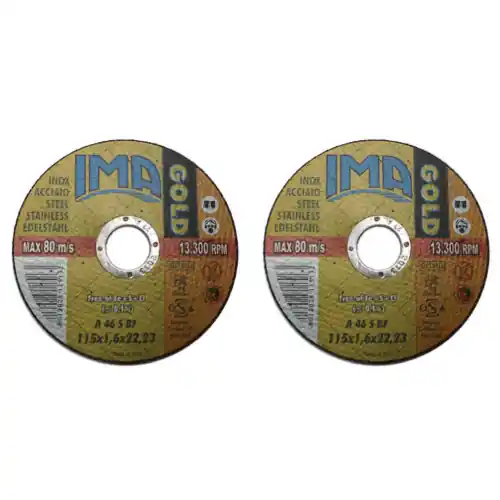 Ima mini disco pianoper acciaio inox Ø 115x1,6 mm mola abrasiva flex Merkproduct