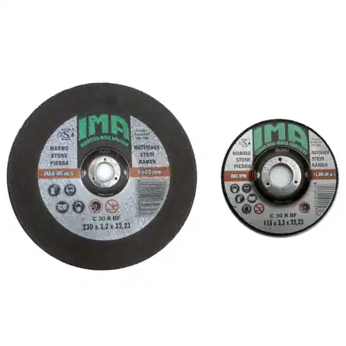 Merkproduct ima mola abrasiva disco per marmo pietrame Ø 115x3,2 mm smerigliatrice