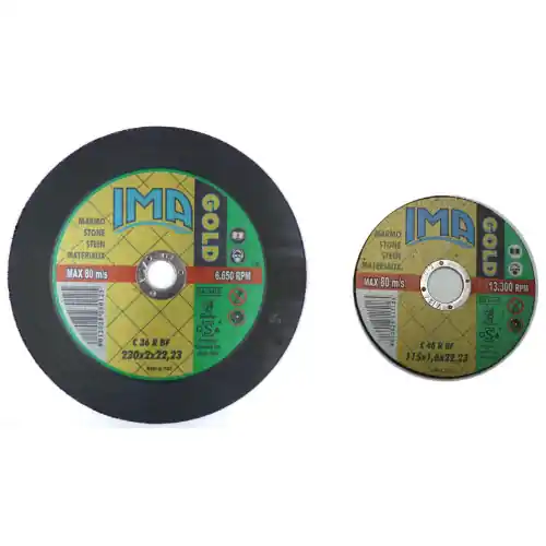 Rechtstreeks Van De Fabrikant ima mola abrasiva minidisco disco per taglio marmo Ø mm115x1,6x22 flex