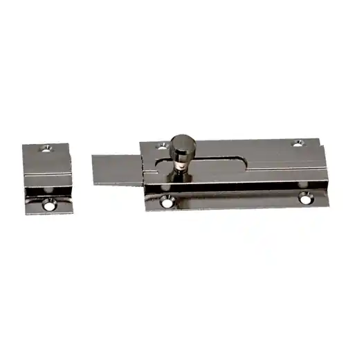 Lage Prijs Imof catenacciolo orizzontale ottone nichelato 80 mm catenaccio porte