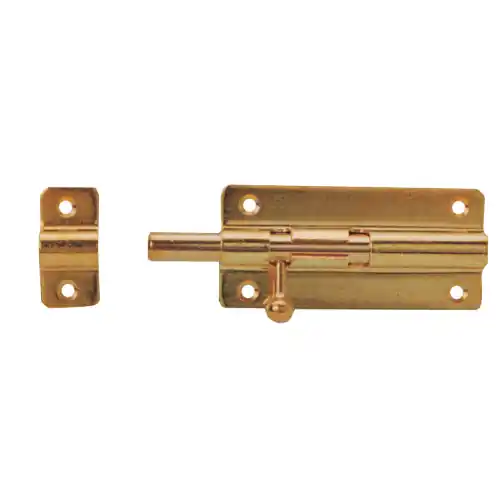 Imof catenacciolo piatto ottone nichelato 60 mm catenaccio porte porta Gratis Retour