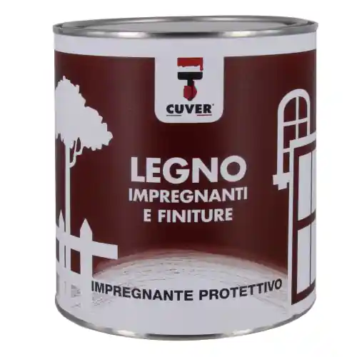 Actieprijs Impregnante vernice per legno Cuver noce Y03 750 ml protezione cera olio