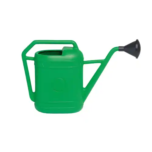 Gereduceerde Prijs Innaffiatoio in plastica antiurto verde 6 lt completo di doccia irrigazione giardino piante