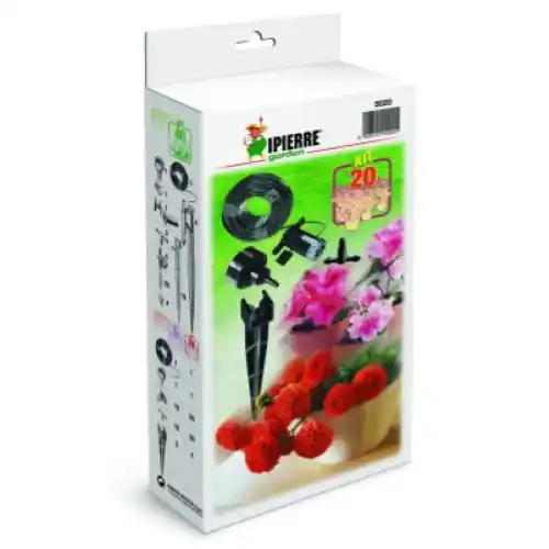 Veilige Betaling Ipierre kit microirrigazione per 10 vasi con rubinetto portagomma gocciolatoio