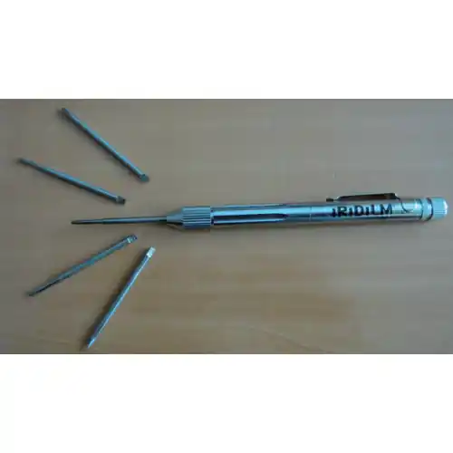 Iridium micro cacciavite giravite tascabile di precisione 5 lame multiuso Tijdelijk Beschikbaar