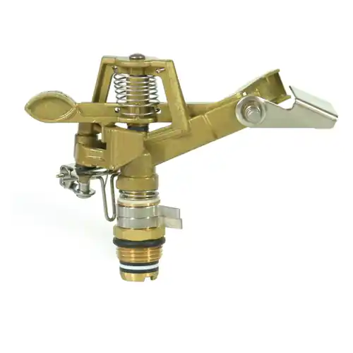 Irrigatore a settore in ottone MOD.AR056 attacco 1/2" maschio molle in acciaio inox ugello intercambiabile adatto per irrigazione giardino Direct Beschikbaar