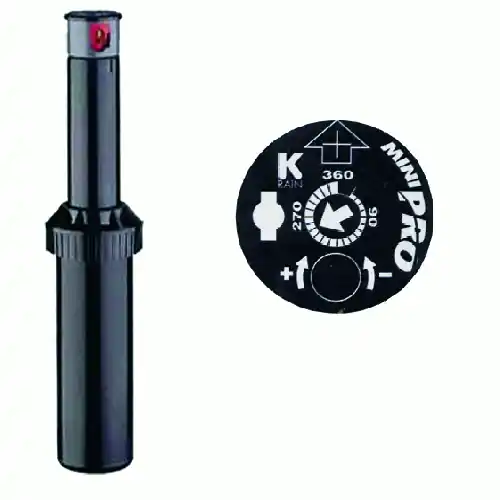 Uitverkoop Irrigatore Pop-Up S050 S dinamico a turbina ideale per piccoli e medi giardini e superfici verdi attacco 1/2‘
