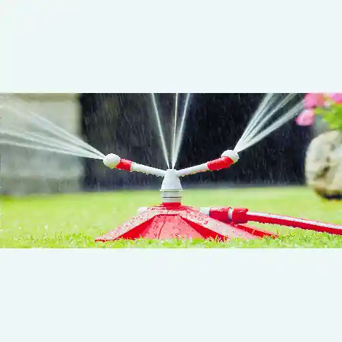 irrigatore prato a turbina su slitta irrigatori regolabili per giardini e prati Exclusieve Aanbieding