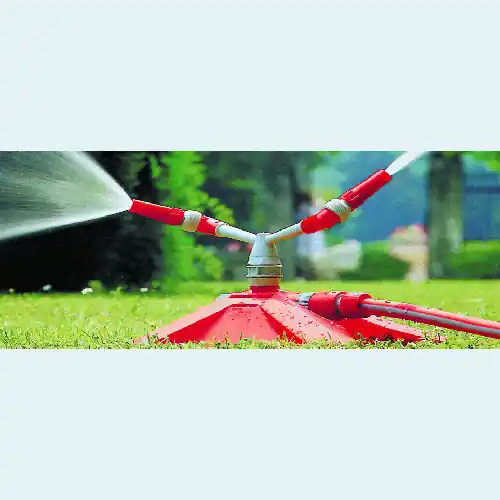 irrigatore prato ad impulsi su slitta irrigatori regolabili per giardini e prati Nieuw