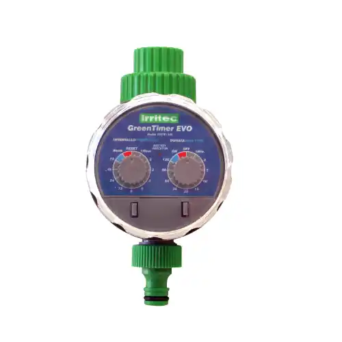 Bestseller Irritec centralina per irrigazione Mod. GT EVO a pile collegabile al rubinetto tramite raccordo girevole adatto per l‘irrigazione giardino