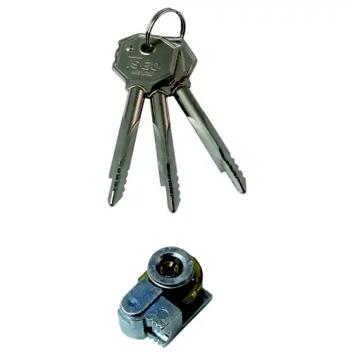 Fabrieksprijs Iseo art 990.87.5 cilindro a spillo da applicare con 3 chiavi 78 mm