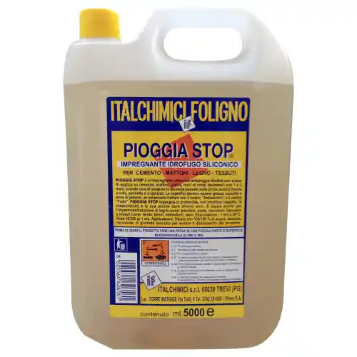 Speciale Aanbieding Italchimici 5 lt impregnante idrofugo pioggia stop impermeabilizzante muri