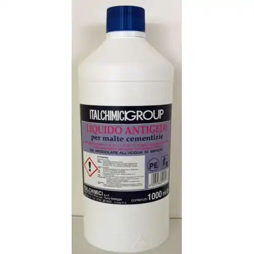 Betrouwbaar Italchimici flacone 1 lt antigelo per malte cementizie anticongelante per uso professionale