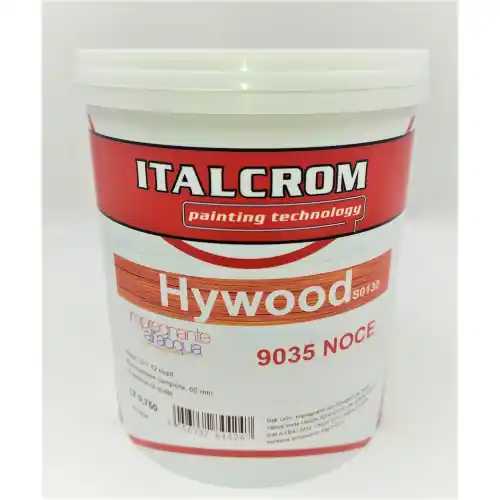 Italcrom hywood impregnante protettivo per legno all‘acqua 0,750 lt noce 9035 vernice Hete Deal