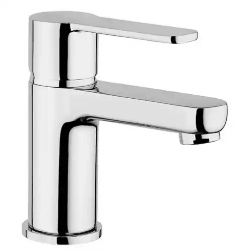 Must-Have Jacuzzi Rubinetteria Eolo miscelatore monocomando per lavabo in ottone cromato e cartuccia Ø 25 mm made in Italy rubinetto per lavandino bagno