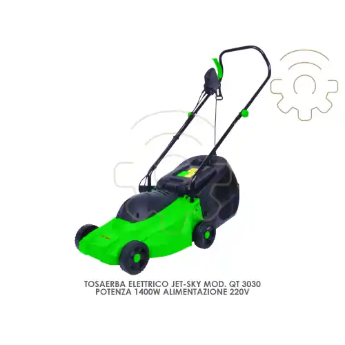 Jet-Sky tosaerba tagliaerba elettrico 220V 1400w altezza taglio fino a 55 mm larghezza taglio 38cm Uitverkoop