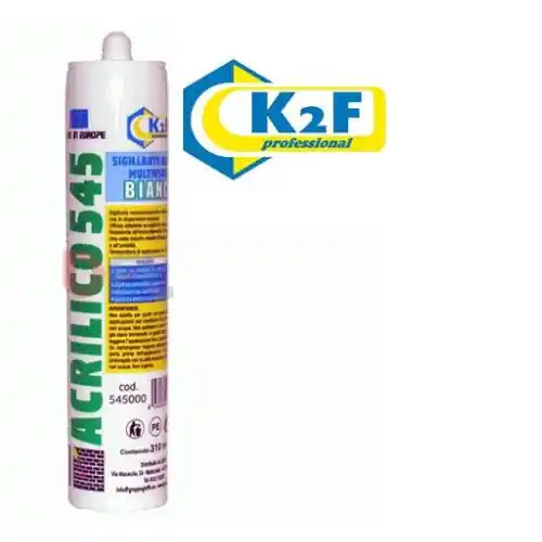 Premium K2f silicone acrilico 310 ml bianco ecologico inodore sigillante collante
