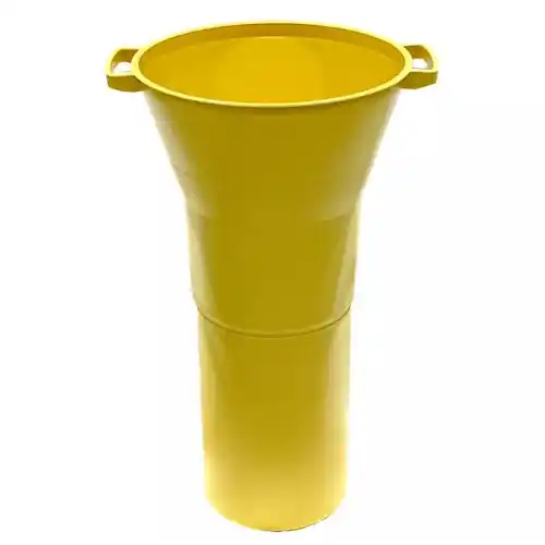 Kasart Mbutu set 3 tramogge gialle per riempimento sacchi imbutone imbustatore per raccolta materiali funzione telescopica Must-Have