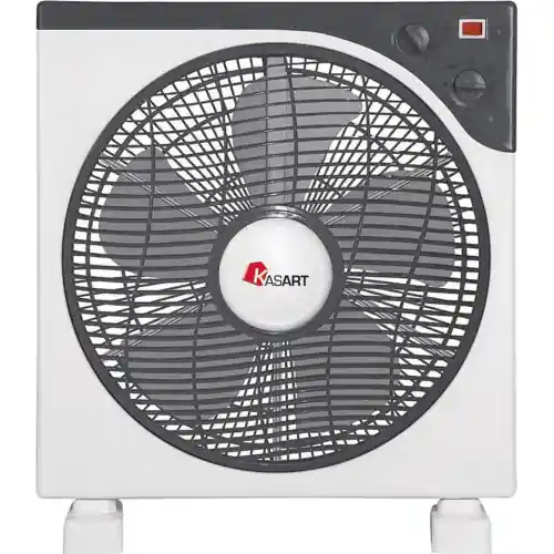 Kasart Ventilatore box da terra 45 W a 3 velocità con griglia frontale rotante e timer 60 min Ø 30cm Nieuw