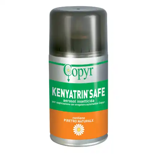 Kenyatrin Safe insetticida a base di piretro naturale bombola da 250 ml adatto a tutti gli insetti volanti mosche zanzare per applicazione con erogatore Hete Deal