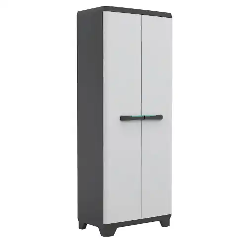 Keter armadio armadietto due ante tuttopiani linear in resina con ripiani regolabili cm.68 x 39 x 173 cm Beste Prijs