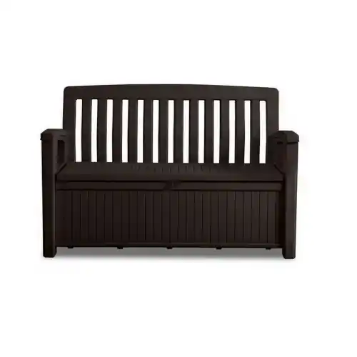 Keter cassapanca baule in resina cm 138x63,5x88 h grafite per esterno e interno 227 lt per due persone Direct Beschikbaar