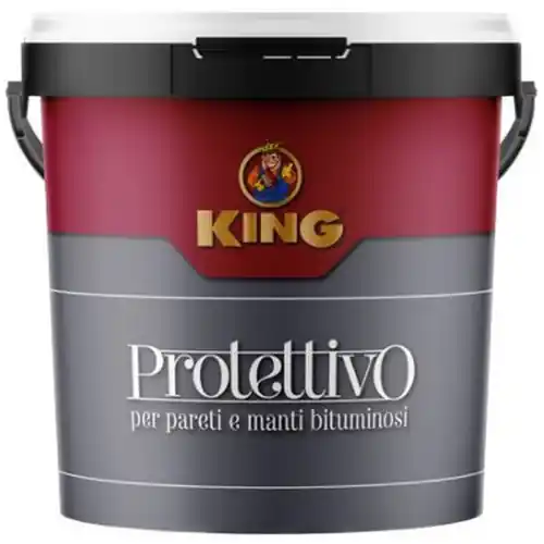 Veilige Betaling King vernice acrilica per guaine bianca confezione secchio da 14 lt