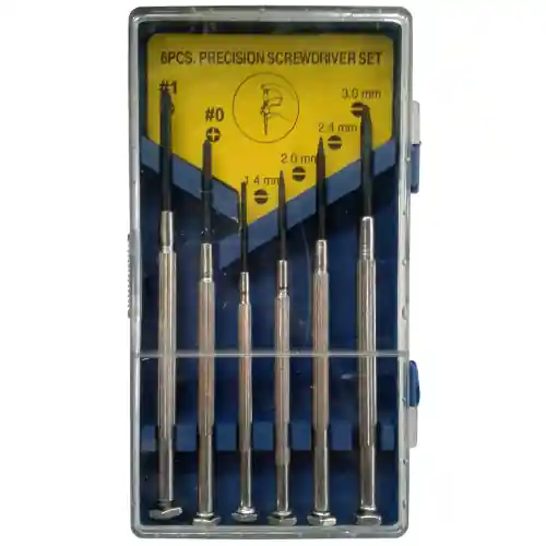 Shop Nu kit 6 pz di cacciaviti per orologiaio varie misure giravite taglio croce