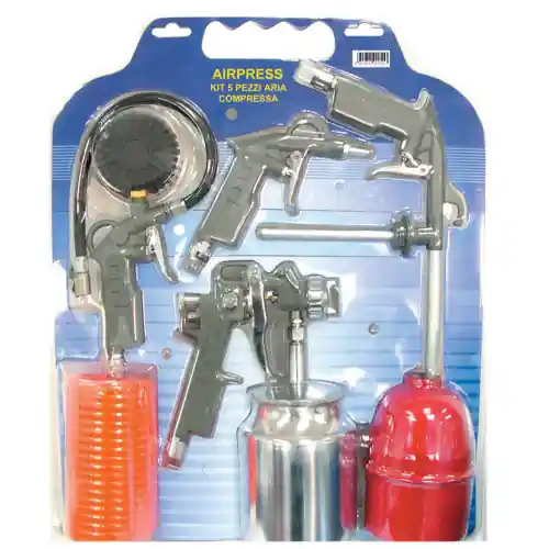 kit aria compressa Airpress Profi con accessori per compressori compressore Merkproduct