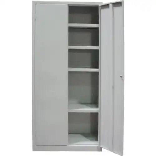 Nu Kopen kit armadio armadietto tuttopiani con 2 ante cm 40x60x175h lamiera grigia