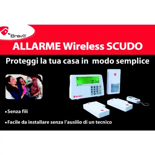 kit completo senza fili allarme con sensori wireless per antifurto casa domestico Alleen Vandaag
