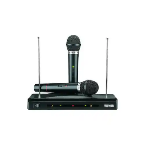 Betrouwbaar Kit microfoni professionali portatili wireless con centralina fm bicanale C-05 per riunioni eventi