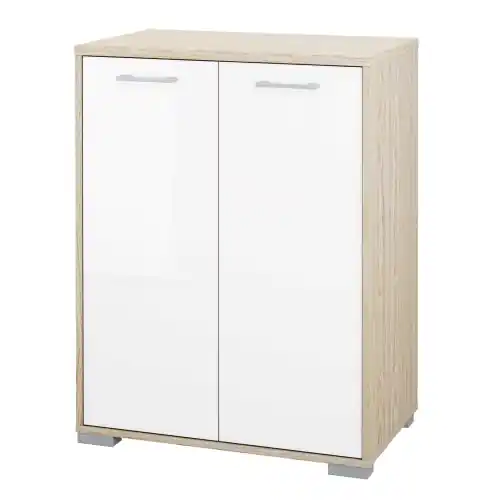 kit mobile Space con 2 ante legno laccato bianco cm 70x42x92 h arredo casa Bestel Nu
