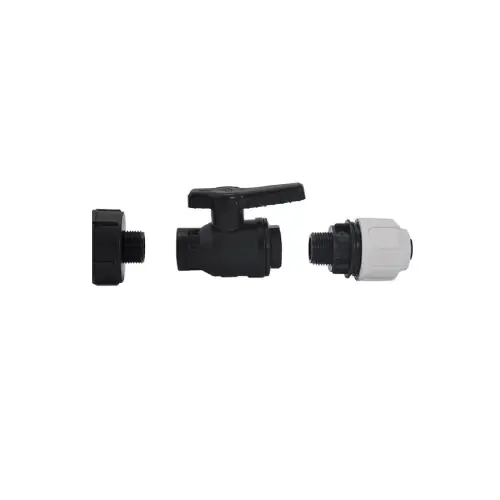 Kit raccordi raccordo per cisterna 1" Mx1x25 in polipropilene per scarico serbatoi Koop Online