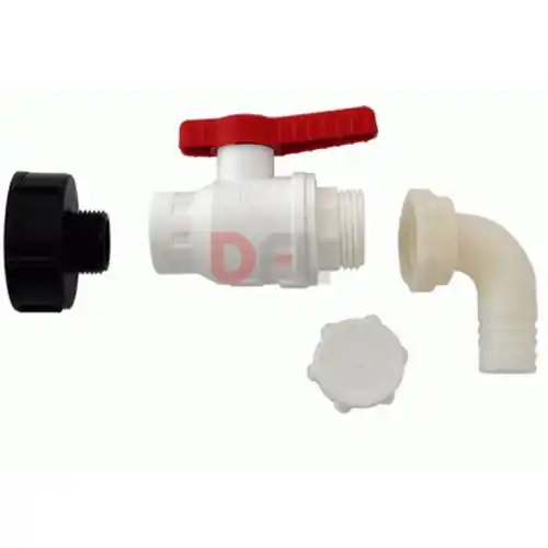 Op = Op kit raccordi raccordo per cisterna serbatoio 1" Mx1x30 in polipropilene