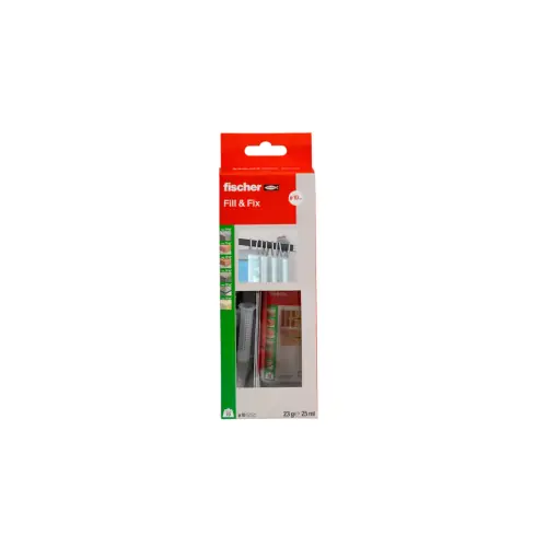 Must-Have Kit ripara fissaggi Fill and Fix Fischer 25 ml riparazione fori tasselli cerniere