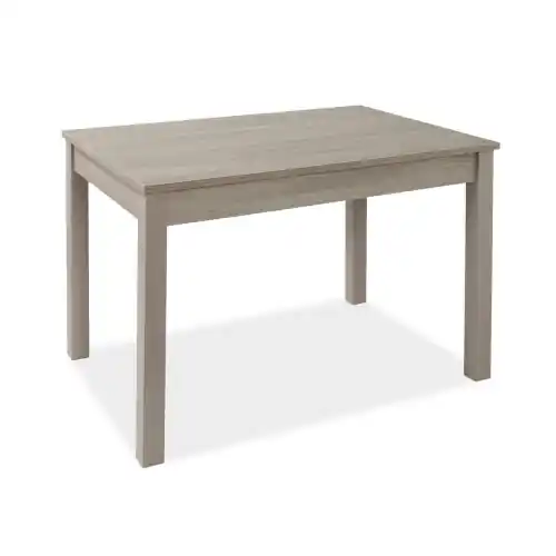 Kit tavolo Firenze allungabile cm 110/150X70X76h larice grigio con bordo in ABS e gambe in faggio Korting